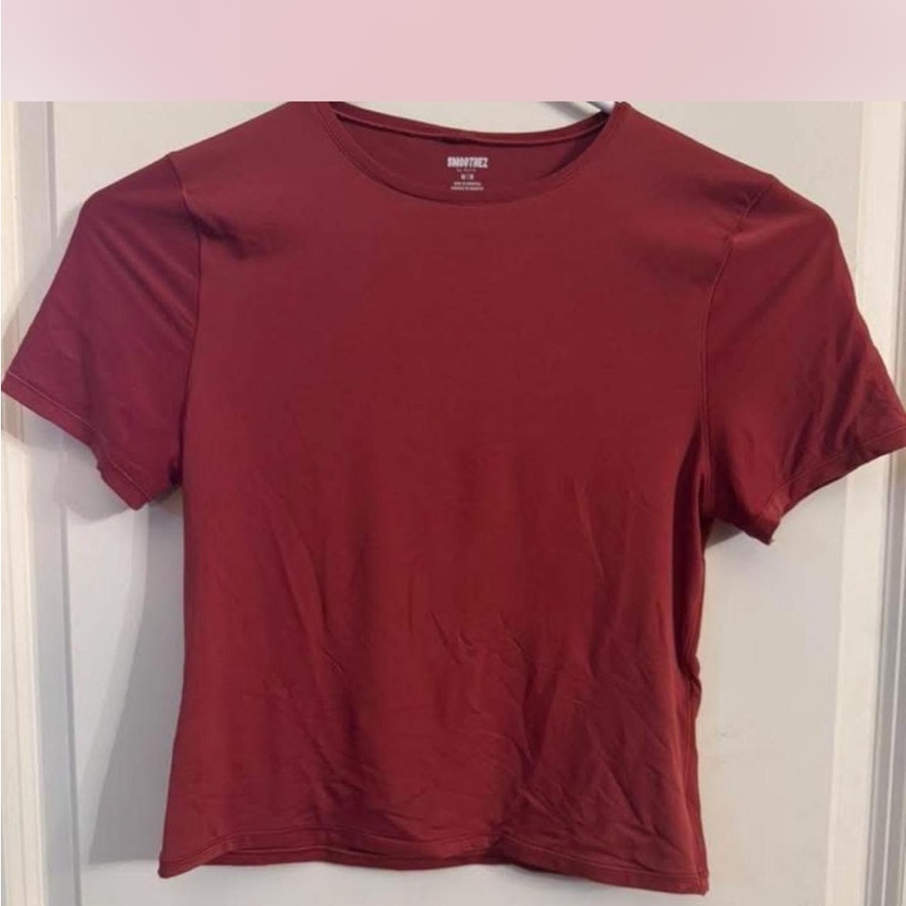 Aerie Women's Red Short Sleeve Tee
